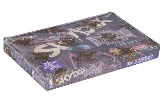 1998-99 Fleer Skybox Metal Universe Unopened Wax Box - Factory Sealed